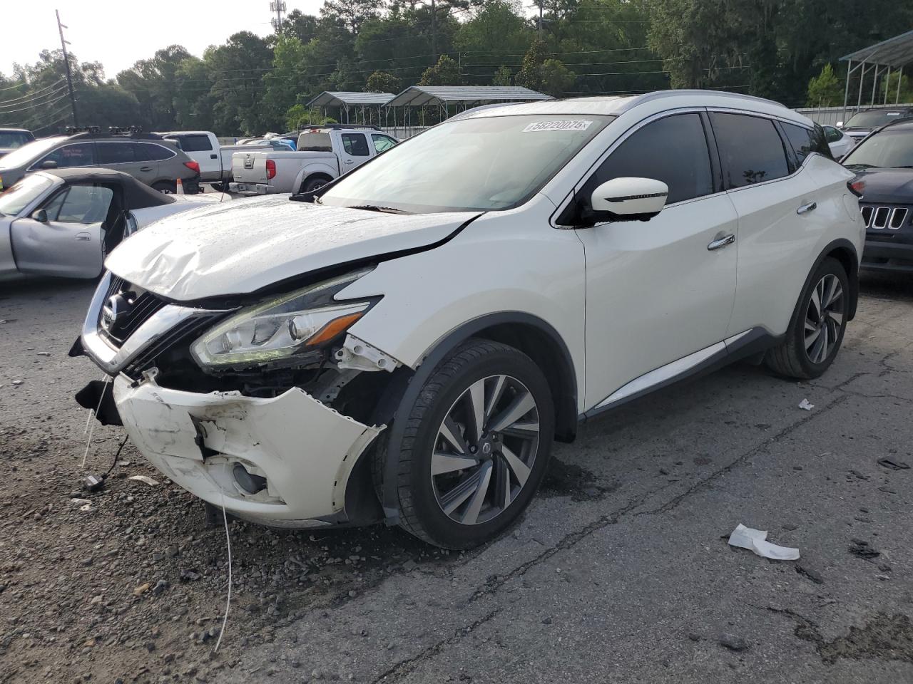 2017 Nissan Murano S en Venta en Savannah, GA - Front End