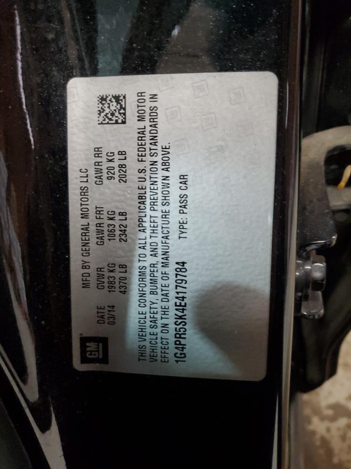 2014 Buick Verano Convenience VIN: 1G4PR5SK4E4179784 Lot: 56464965