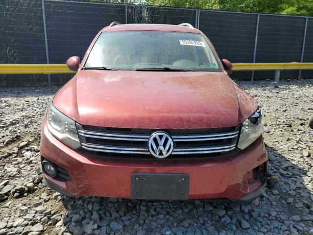  VOLKSWAGEN TIGUAN 2016 Burgundy