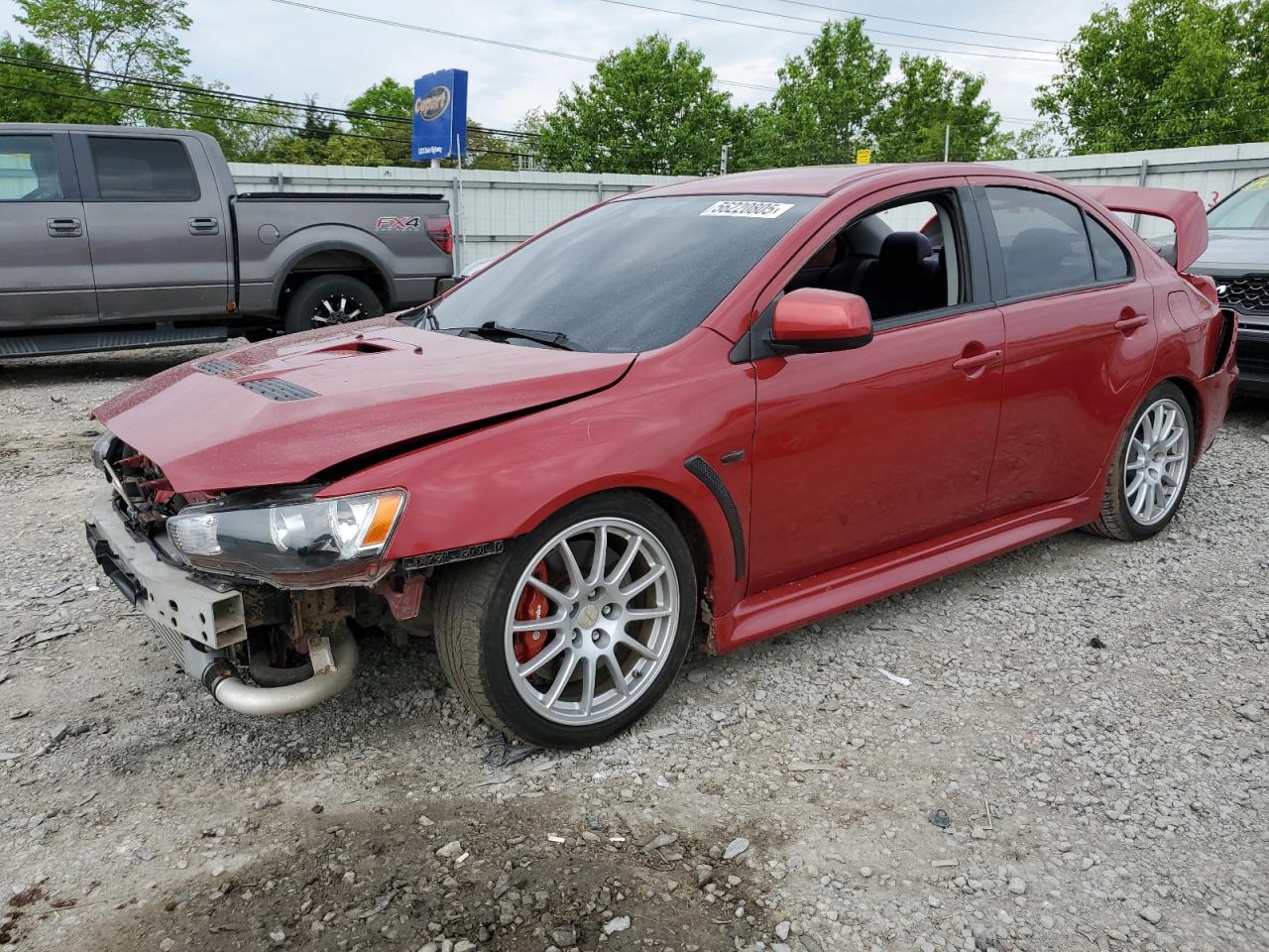 2012 Mitsubishi Lancer Evolution Gsr იყიდება Walton-ში, KY - All Over