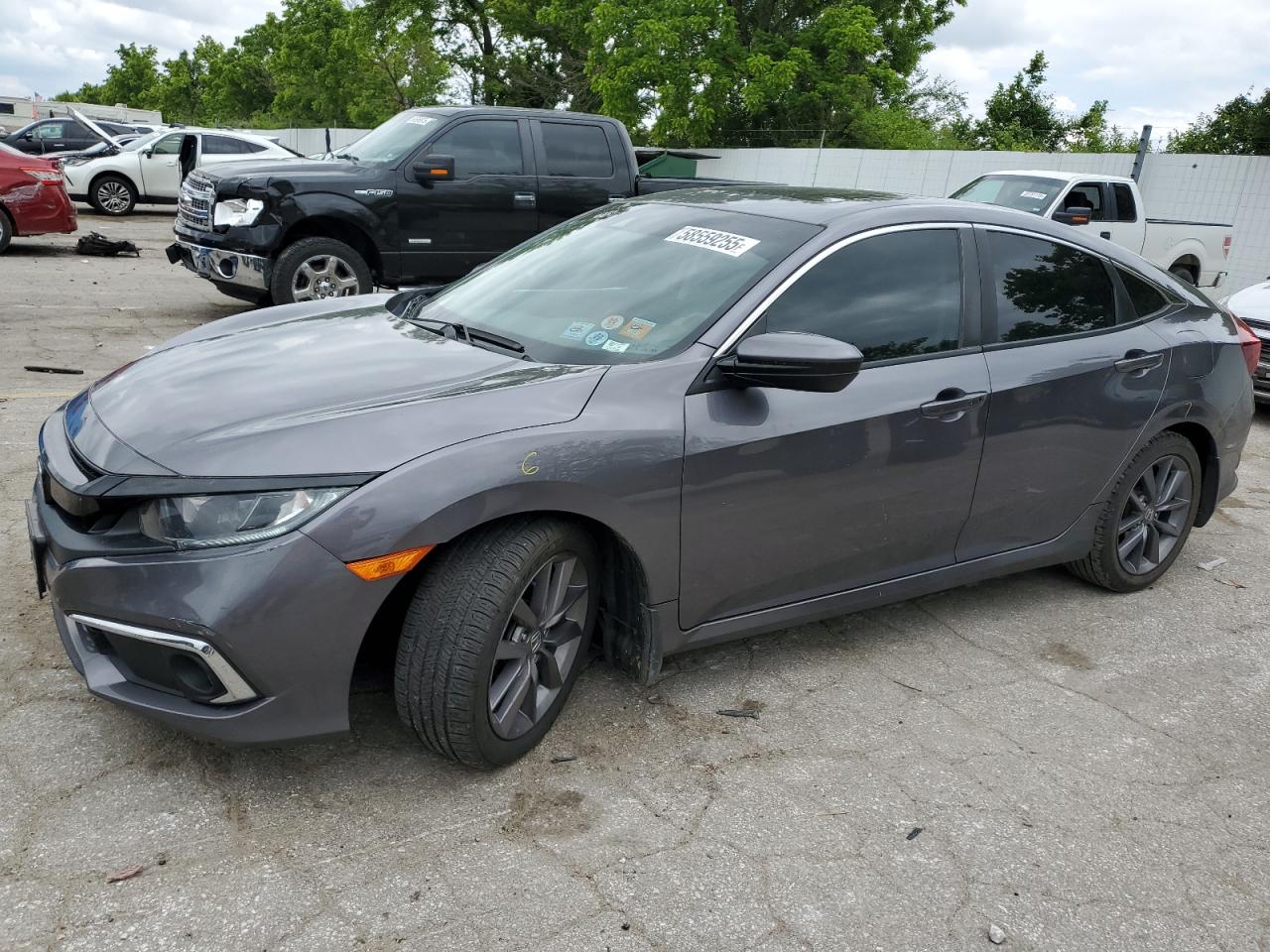 2019 Honda Civic Ex zu verkaufen in Bridgeton, MO - Side