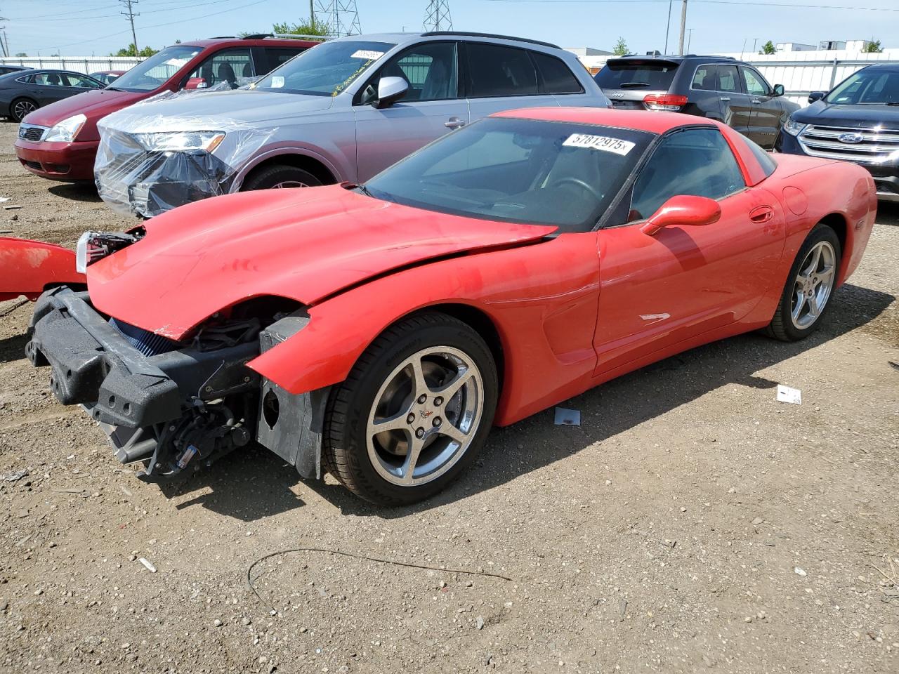 2003 Chevrolet Corvette იყიდება Elgin-ში, IL - Front End