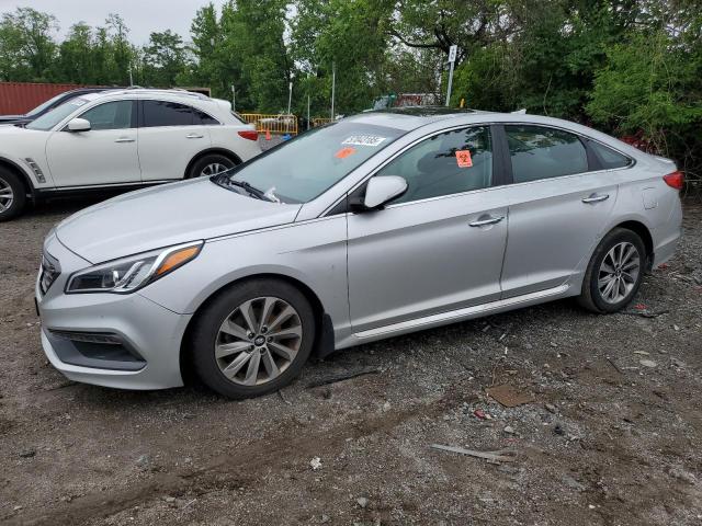 Седани HYUNDAI SONATA 2017 Сріблястий