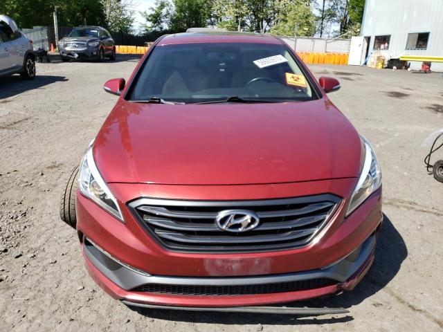  HYUNDAI SONATA 2016 Бургунди