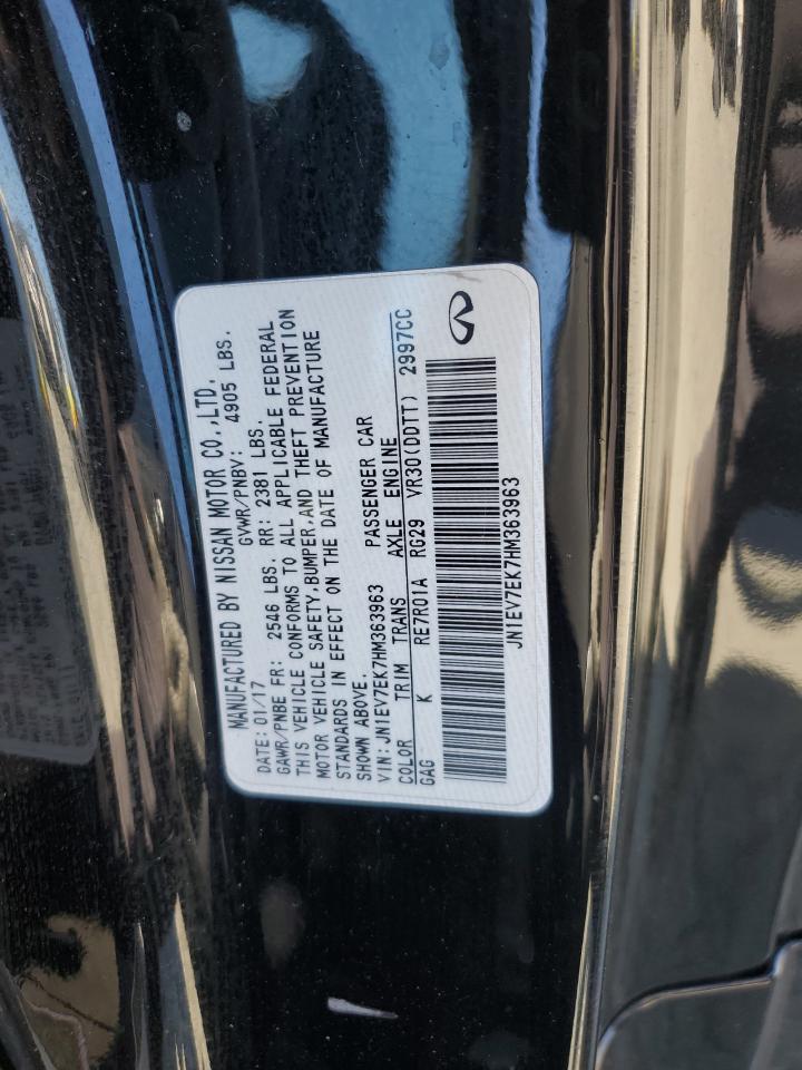 2017 Infiniti Q60 Premium VIN: JN1EV7EK7HM363963 Lot: 57836545