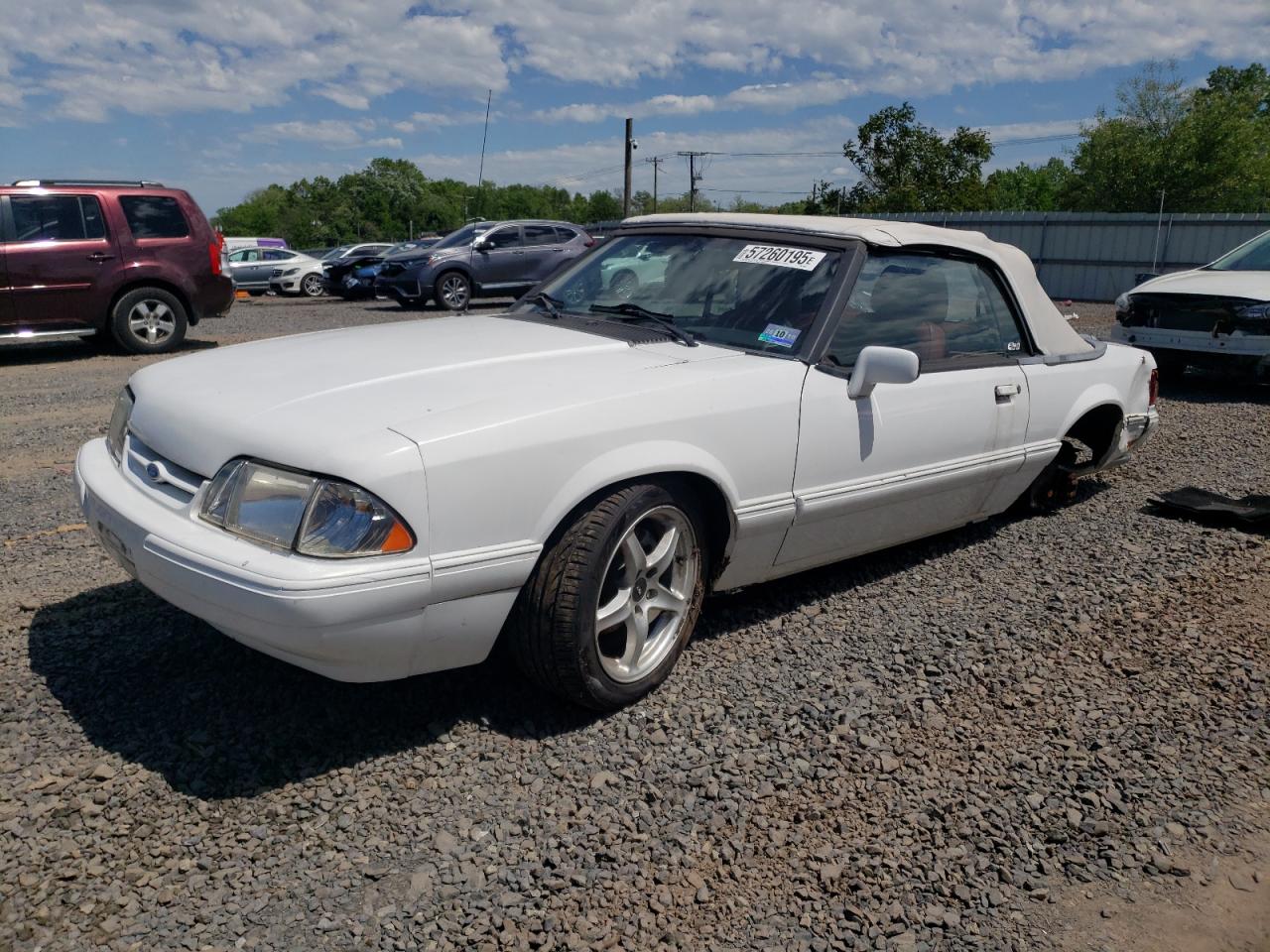 1991 Ford Mustang Lx იყიდება Hillsborough-ში, NJ - Rear End