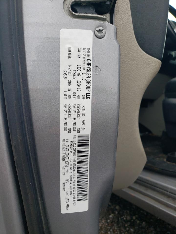 2014 Chrysler Town & Country Touring L VIN: 2C4RC1CG0ER188853 Lot: 56695955