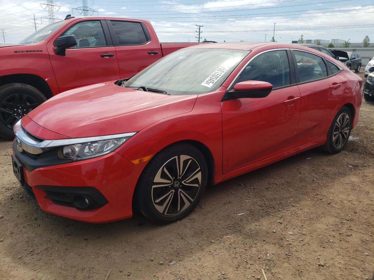 2017 Honda Civic Exl de vânzare în Elgin, IL - Front End