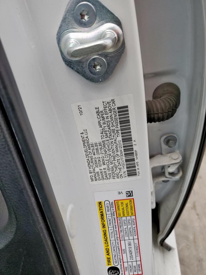 2021 Honda Accord Sport VIN: 1HGCV1F30MA120310 Lot: 57093715