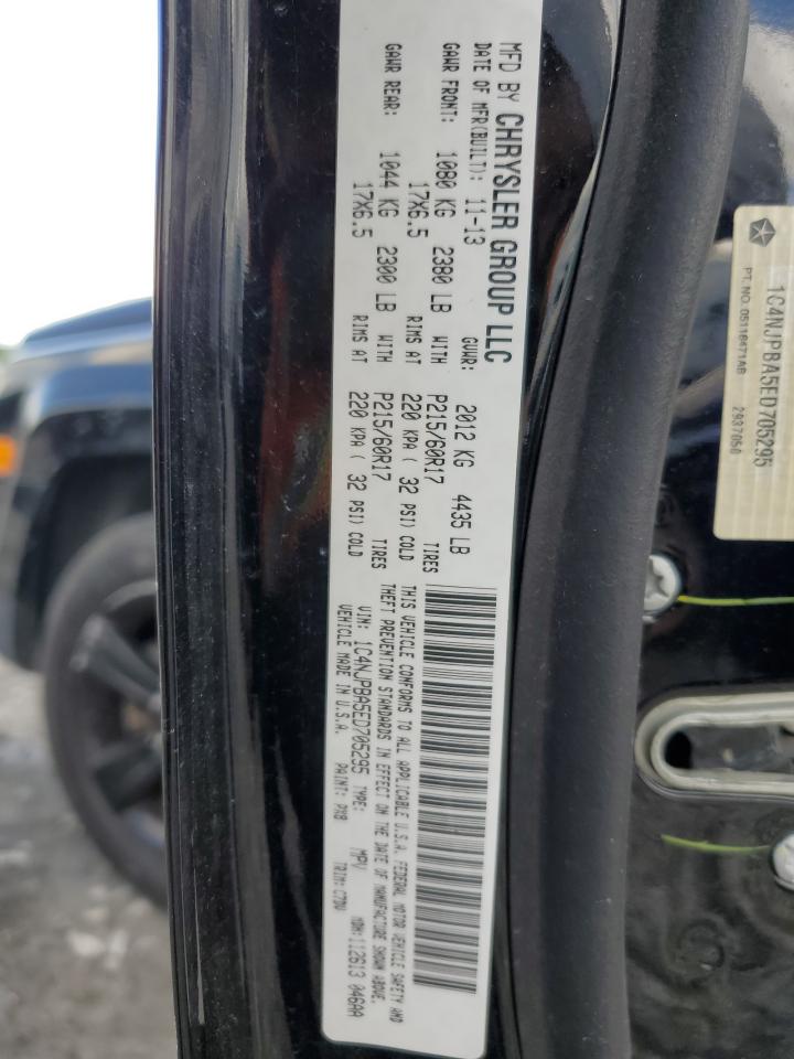 2014 Jeep Patriot Sport VIN: 1C4NJPBA5ED705295 Lot: 55159065