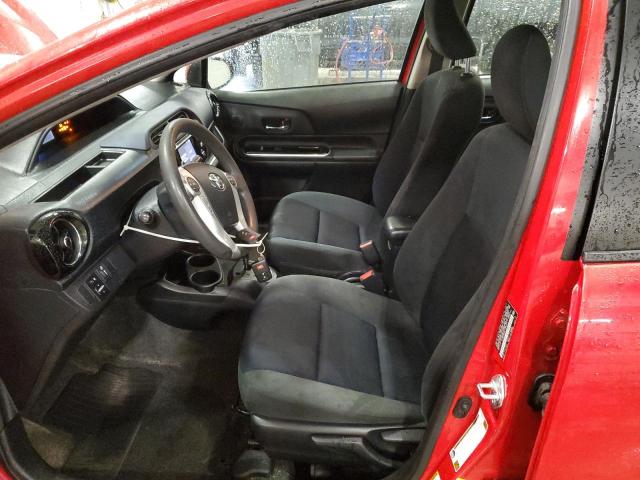 Hatchbacks TOYOTA PRIUS 2015 Red