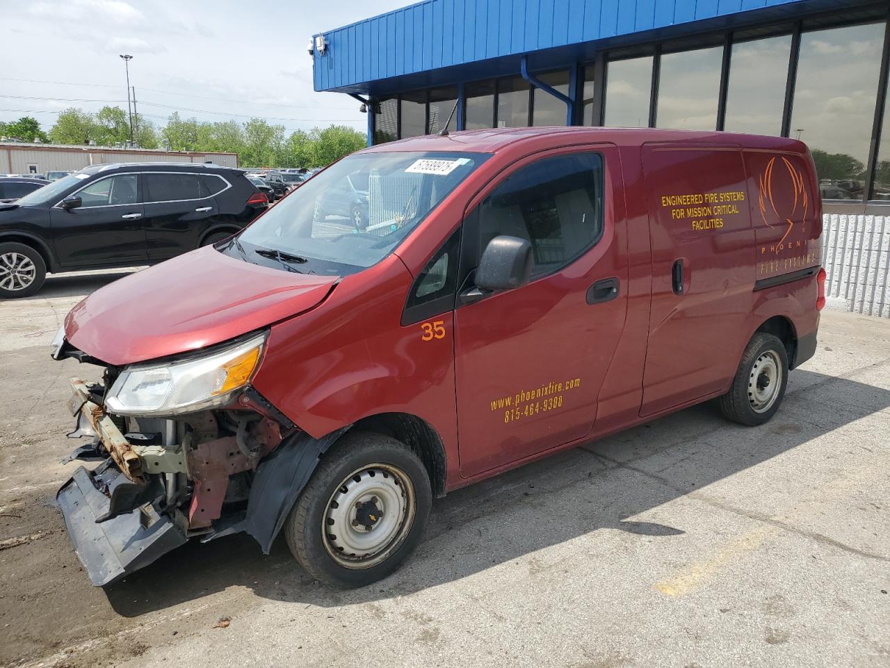 2015 Chevrolet City Express Ls red null gas 3N63M0YN2FK708752 photo #1
