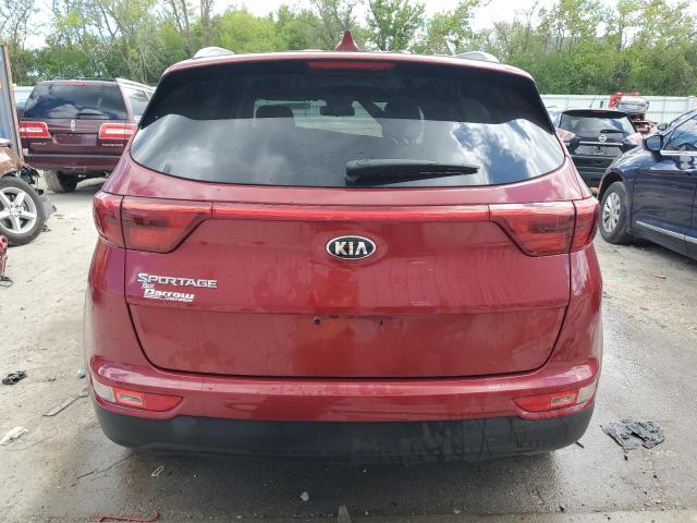  KIA SPORTAGE 2018 Красный