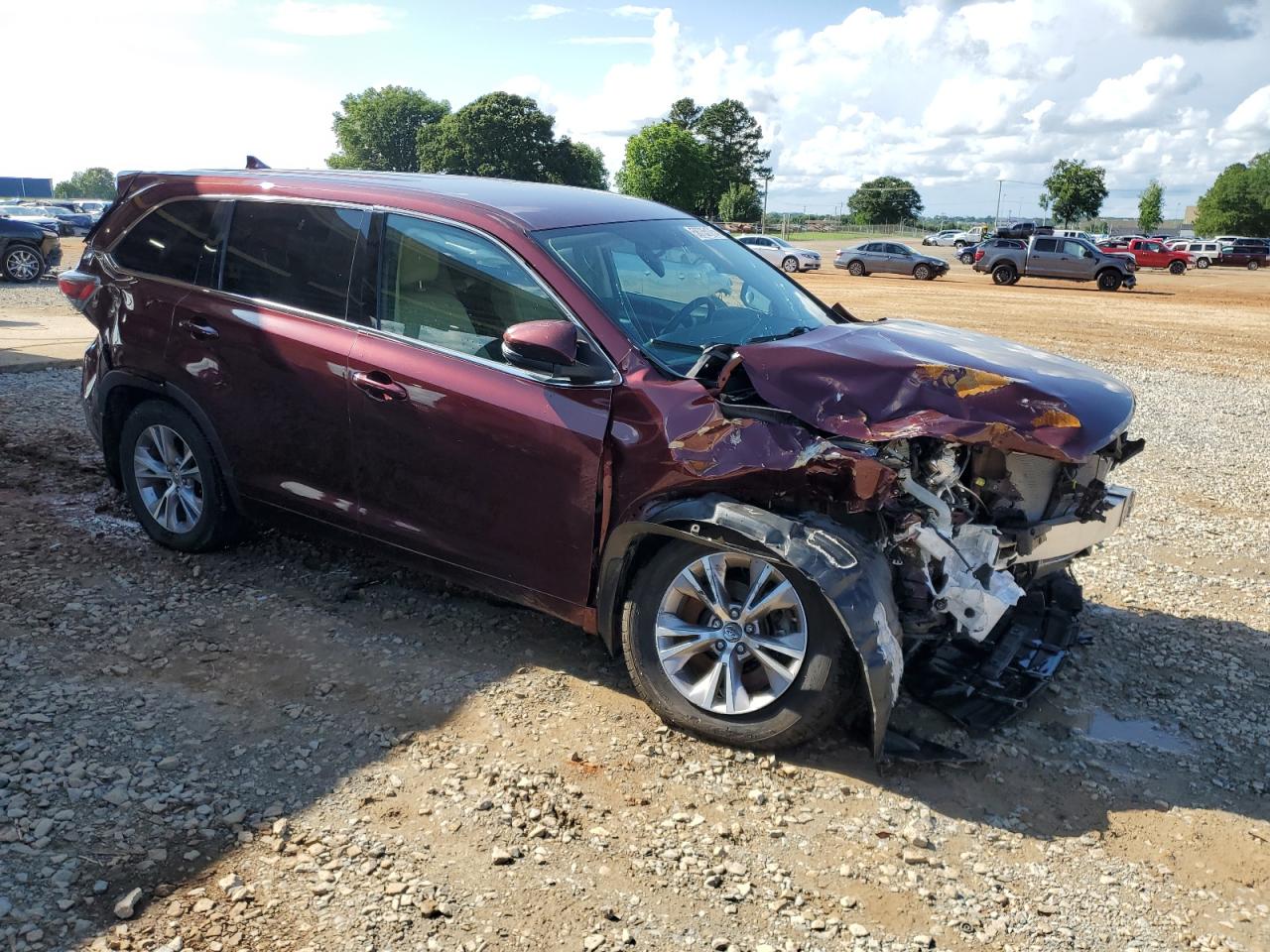 2015 Toyota Highlander Le VIN: 5TDZKRFH7FS107877 Lot: 58735175