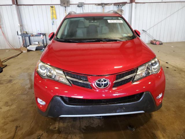  TOYOTA RAV4 2015 Червоний