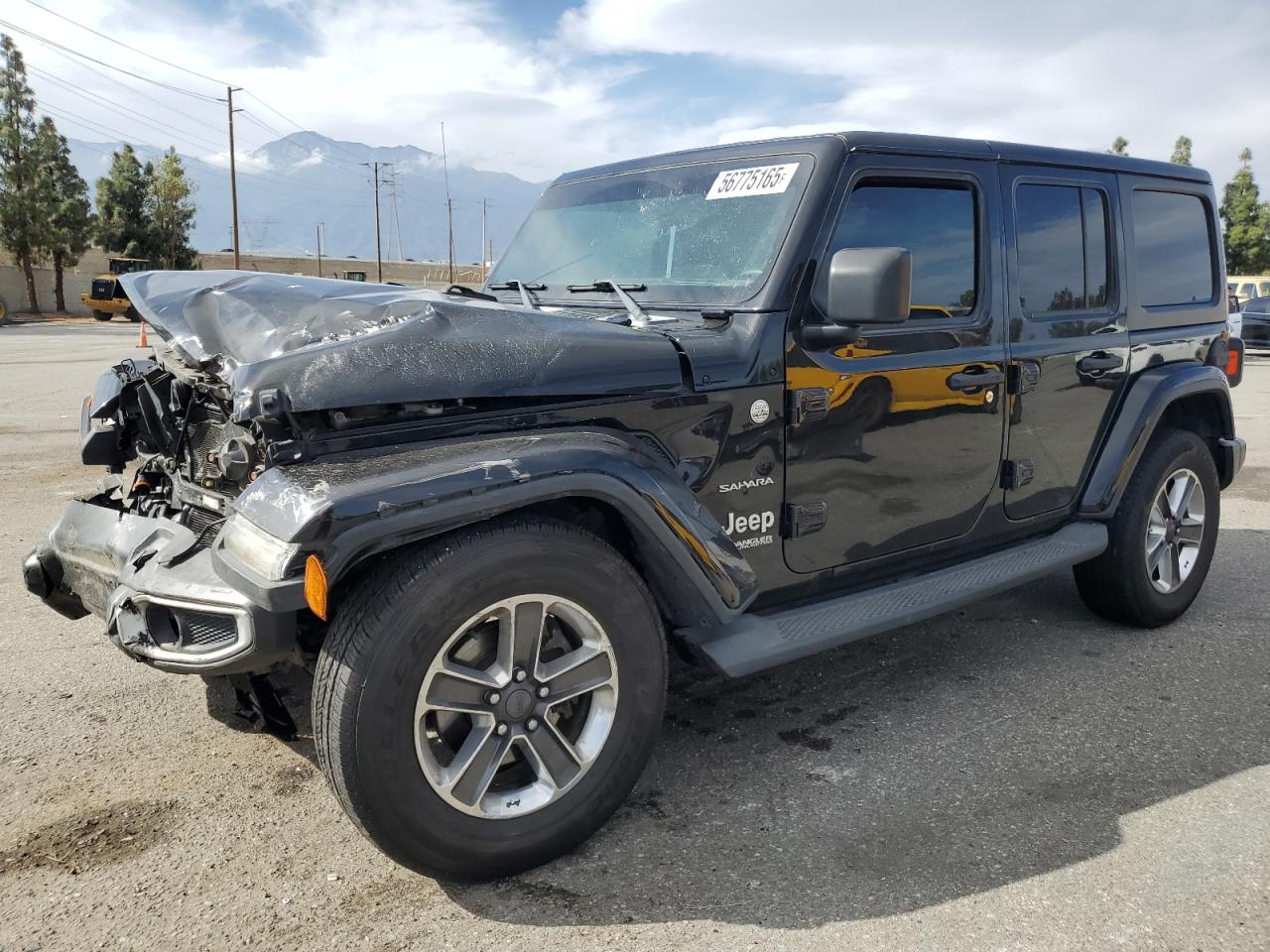 2019 Jeep Wrangler Unlimited Sahara VIN: 1C4HJXENXKW590186 Lot: 56775165