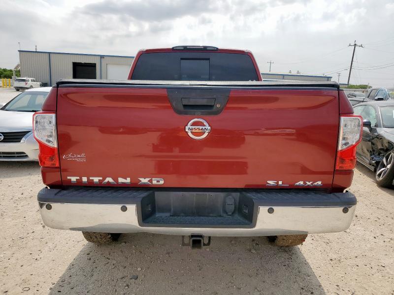 Pickups NISSAN TITAN 2016 Burgundy