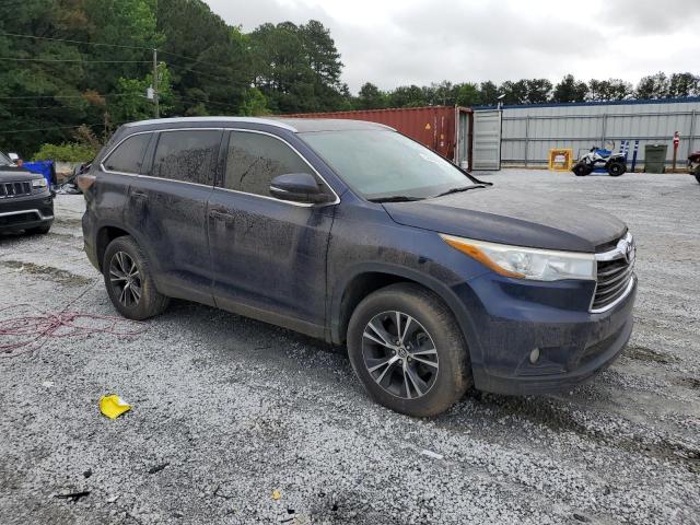 Parquets TOYOTA HIGHLANDER 2016 Granatowy