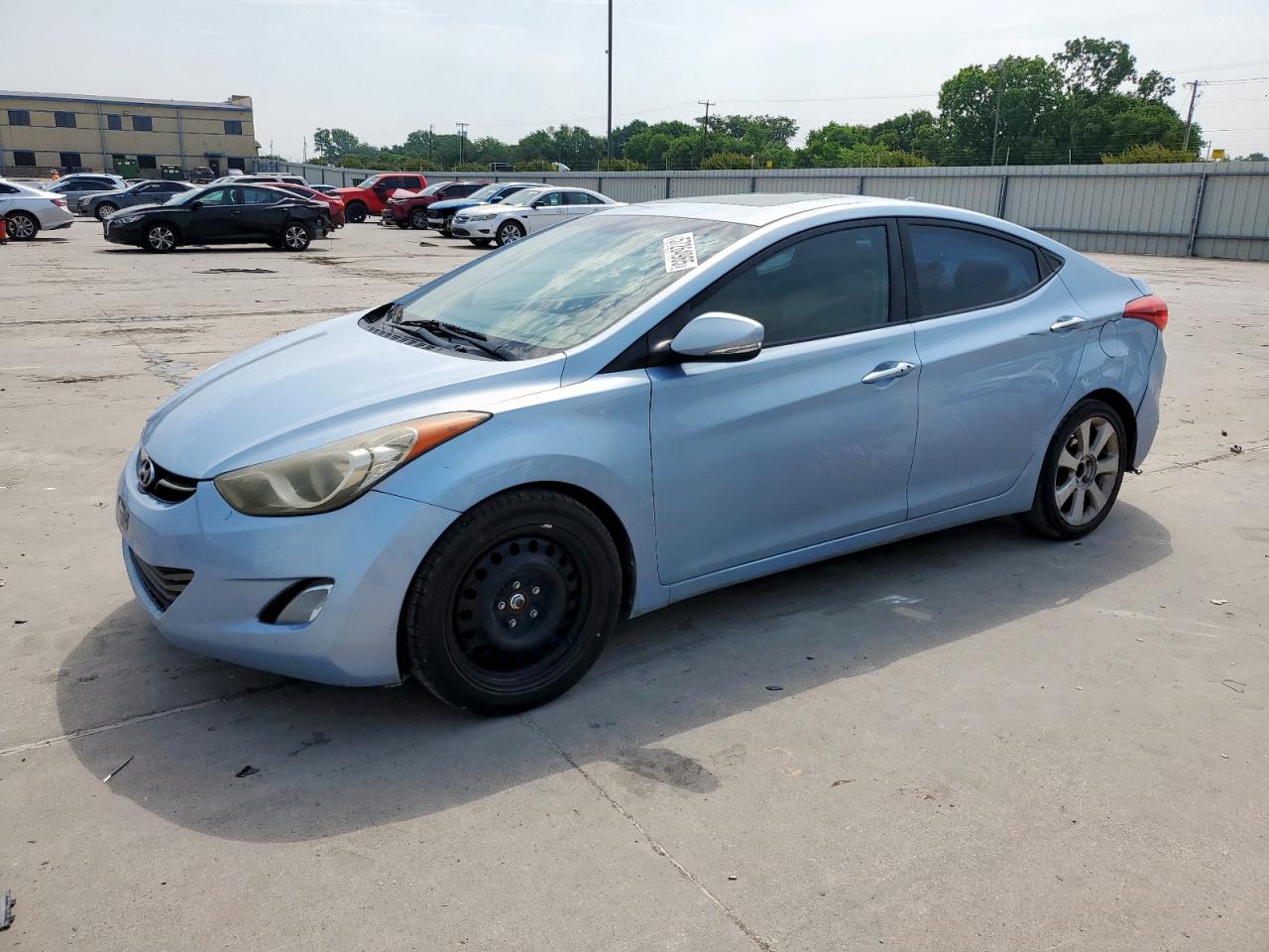 2012 Hyundai Elantra Gls zu verkaufen in Wilmer, TX - Rear End