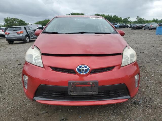  TOYOTA PRIUS 2012 Czerwony