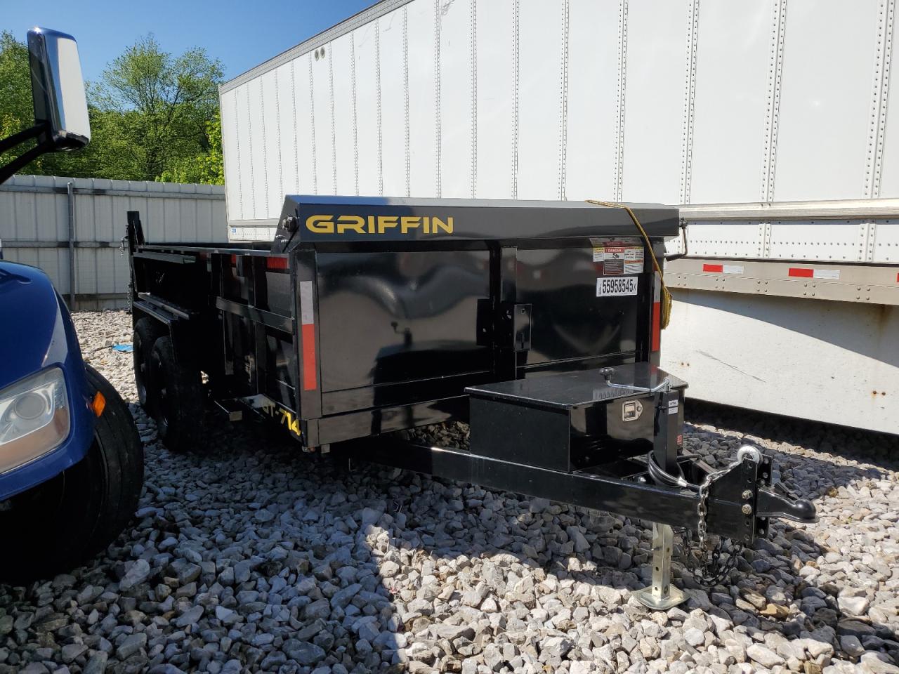 2024 Griffin Gt-714 Dump Trailer იყიდება Hurricane-ში, WV - Normal Wear