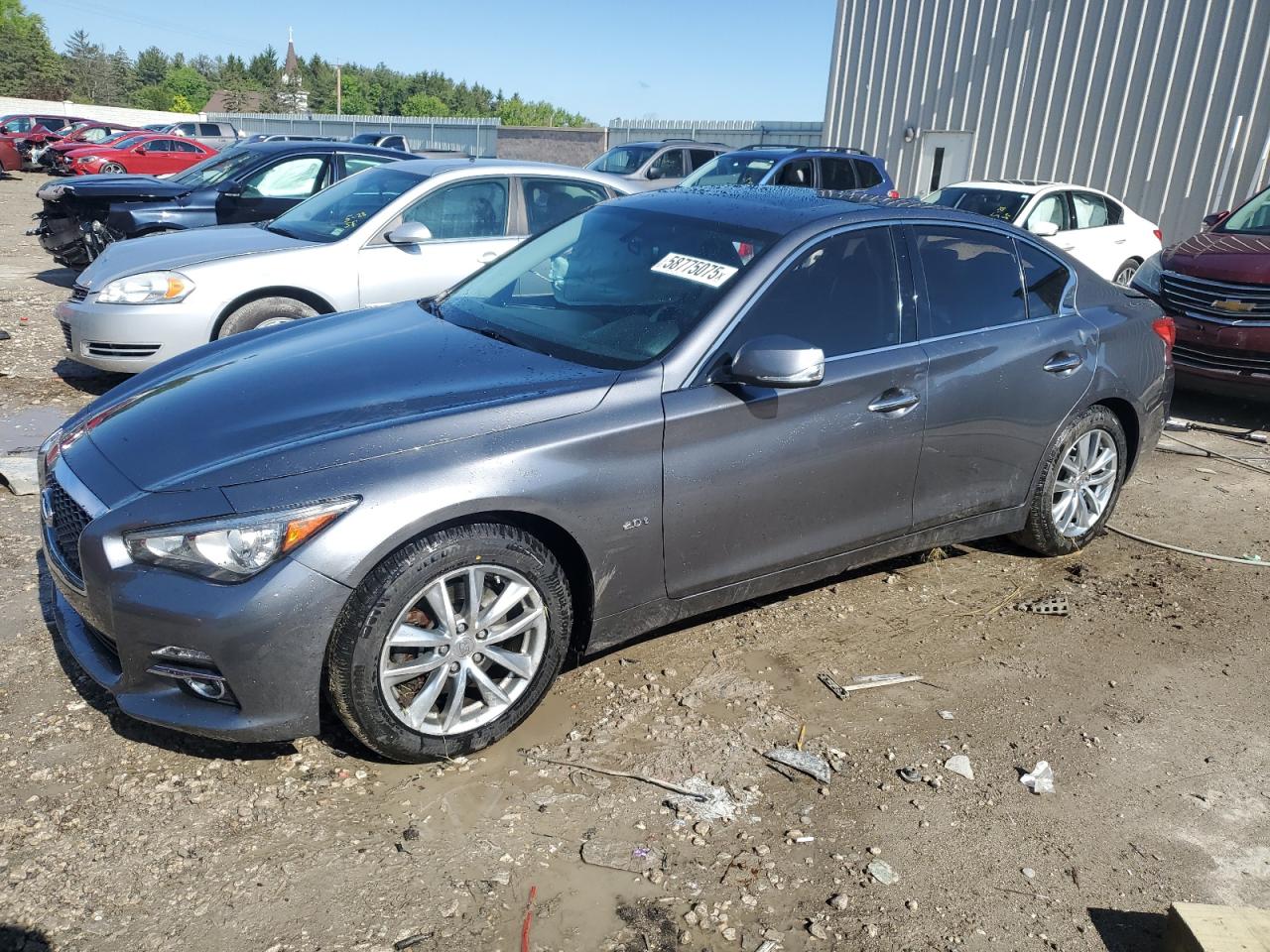 2016 Infiniti Q50 Base на продаже в Franklin, WI - Side