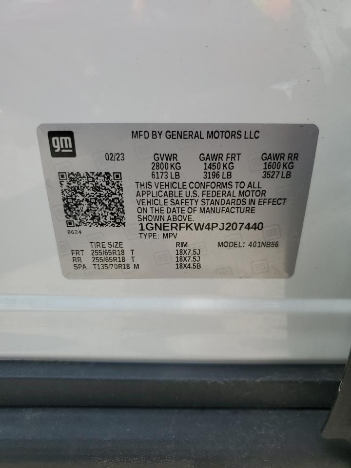 2023 Chevrolet Traverse Ls VIN: 1GNERFKW4PJ207440 Lot: 57383835