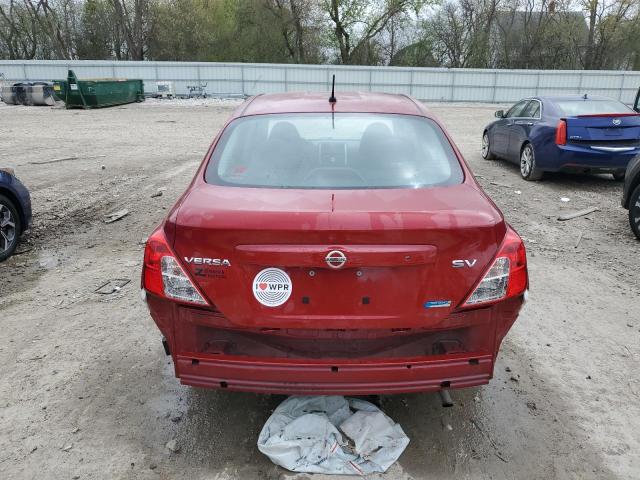  NISSAN VERSA 2012 Червоний