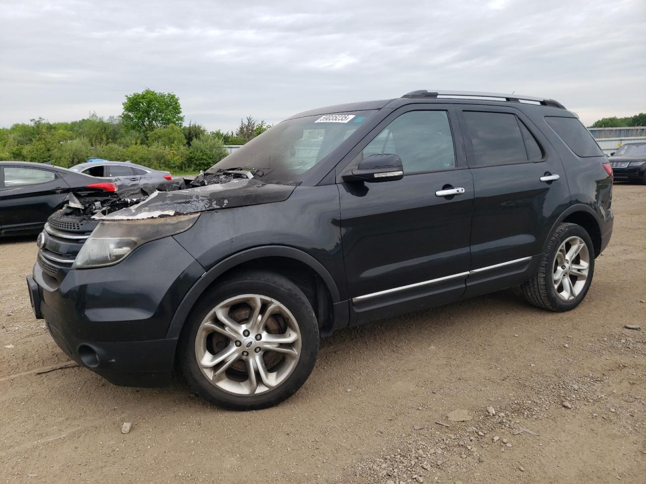2013 Ford Explorer Limited for Sale in Columbia Station, OH - Burn - Engine