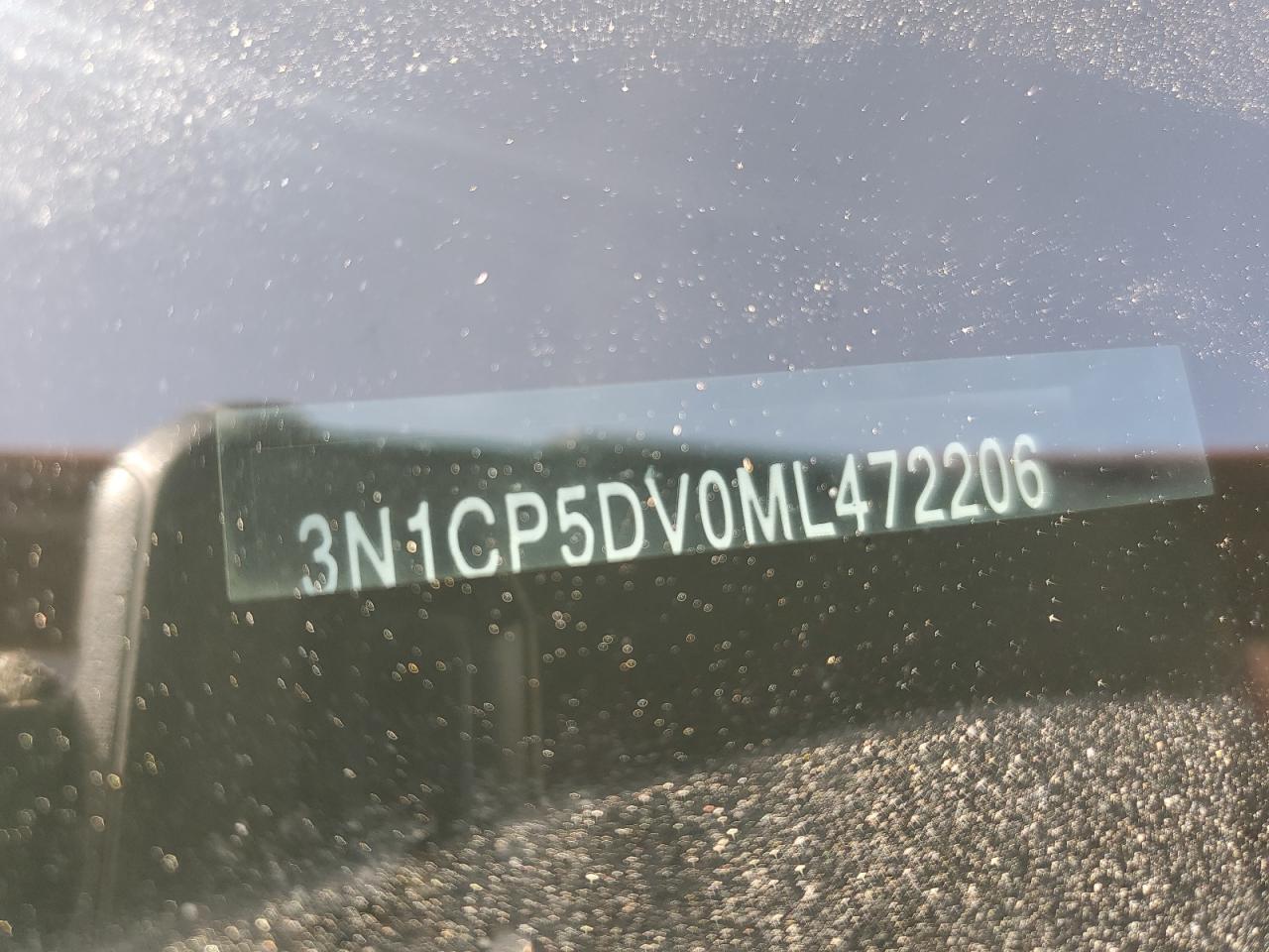 2021 Nissan Kicks Sr VIN: 3N1CP5DV0ML472206 Lot: 56847585