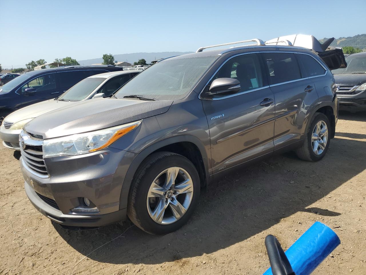 2016 Toyota Highlander Hybrid Limited en Venta en San Martin, CA - Rear End