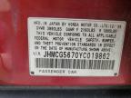 2000 Honda Accord Se იყიდება Tulsa-ში, OK - Rear End