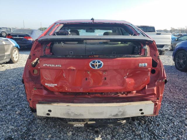  TOYOTA PRIUS 2013 Красный