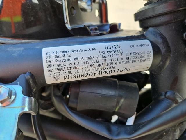  YAMAHA MT-03 2023 Чорний