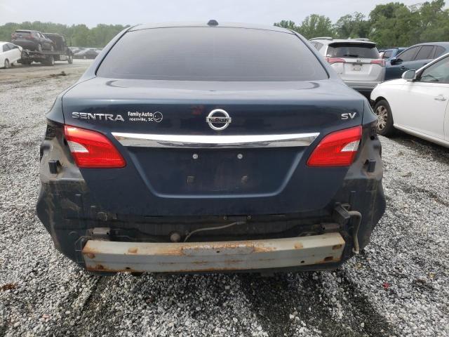  NISSAN SENTRA 2017 Темно-бирюзовый