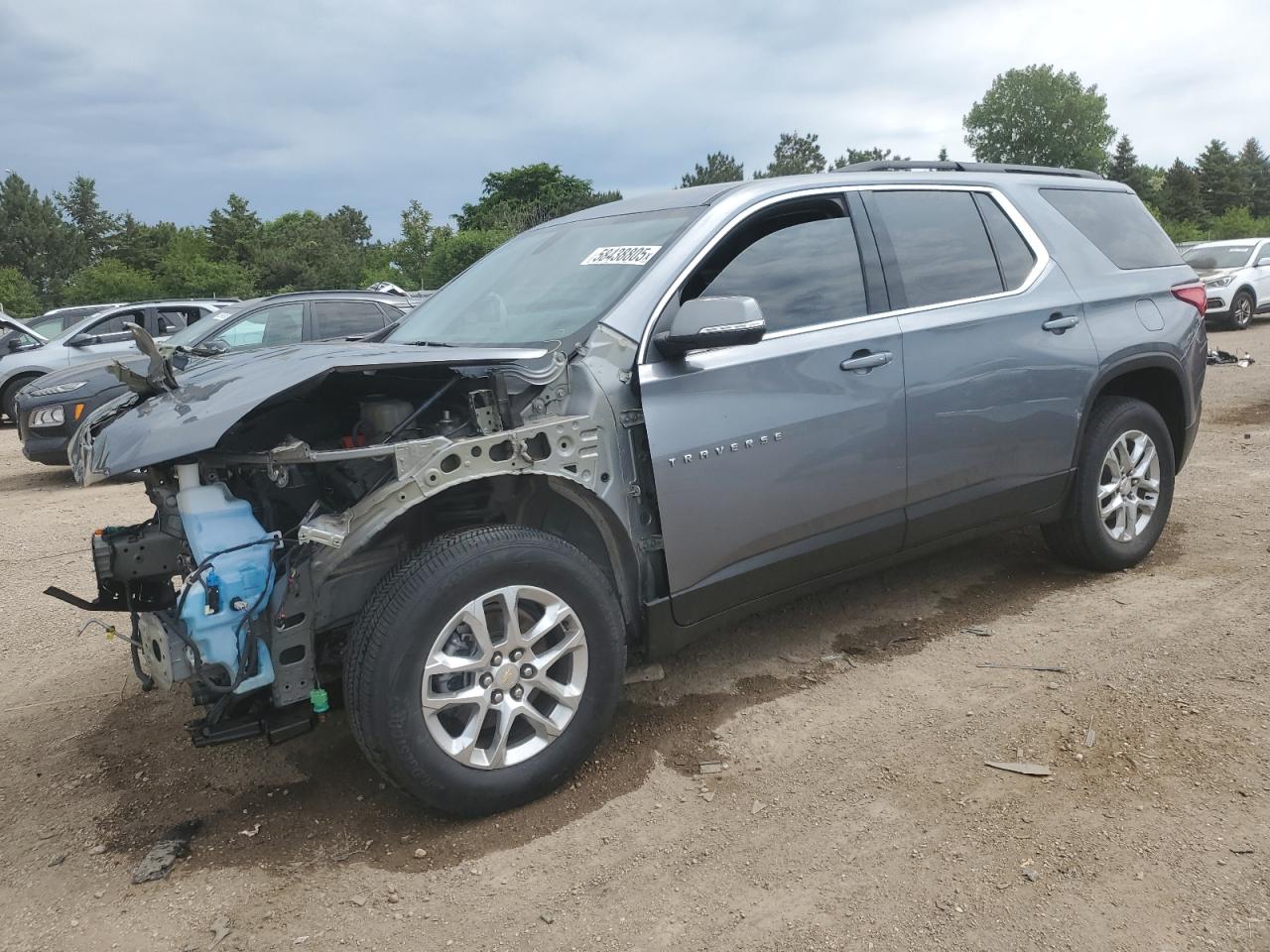 2021 Chevrolet Traverse Lt იყიდება Elgin-ში, IL - Front End