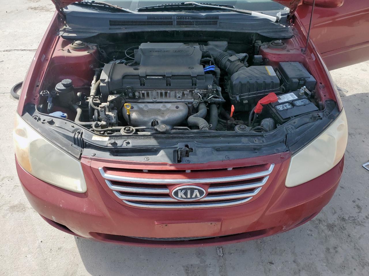 2007 Kia Spectra Ex VIN: KNAFE122475378574 Lot: 56921925