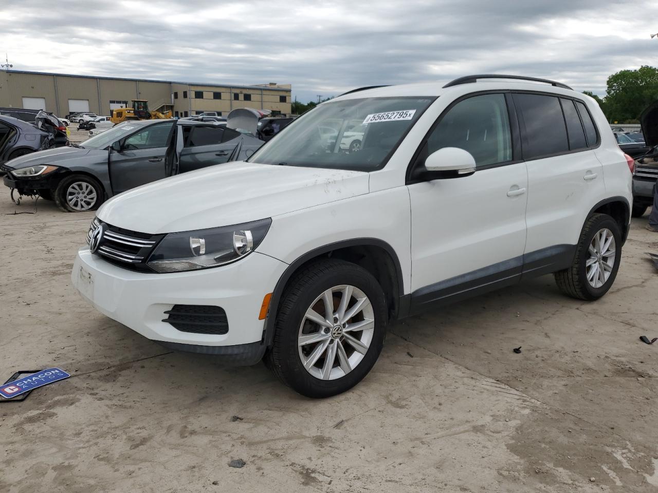 2017 Volkswagen Tiguan S იყიდება Wilmer-ში, TX - Front End