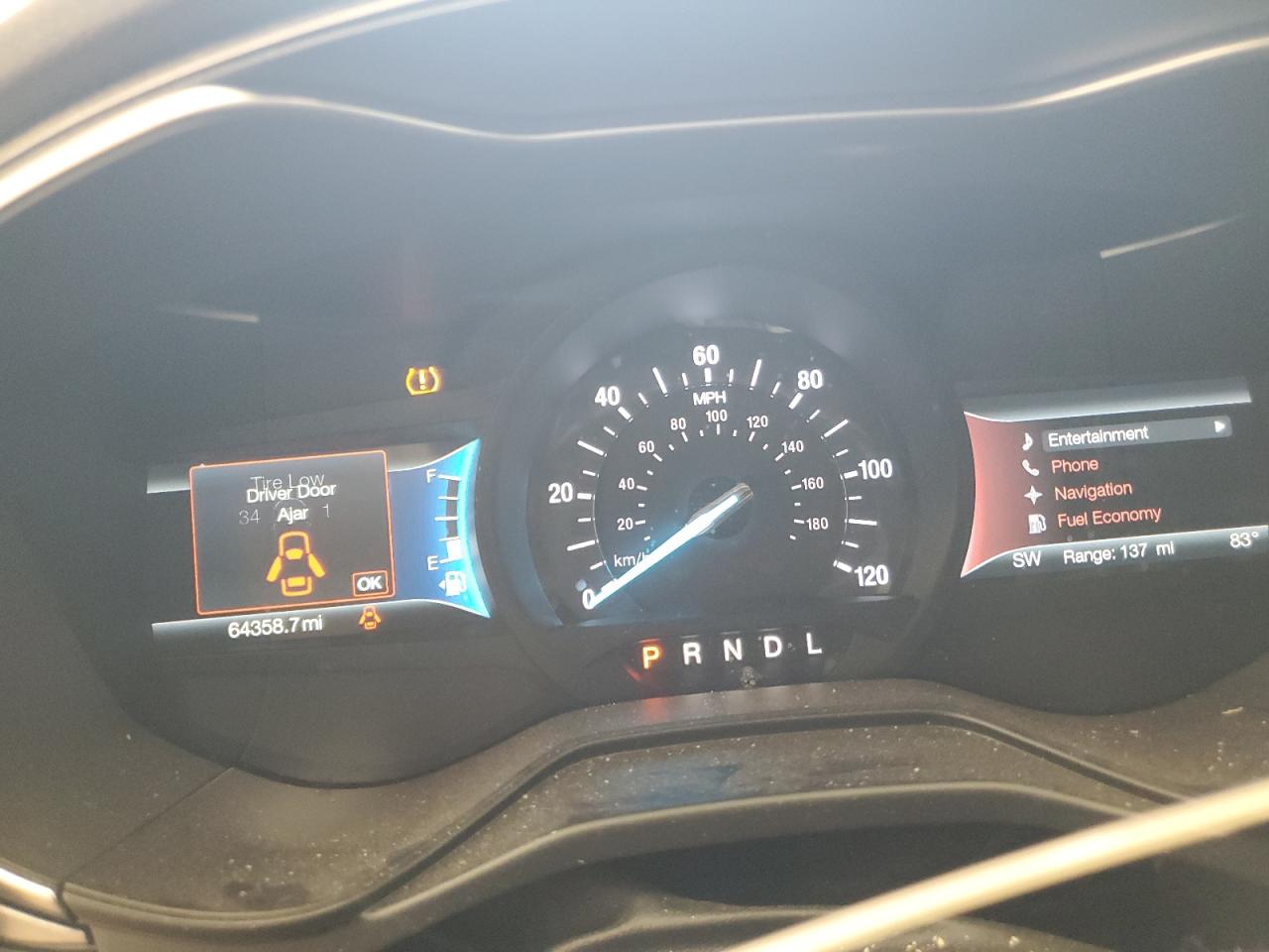 2019 Ford Fusion Se VIN: 3FA6P0LU2KR263975 Lot: 54043275