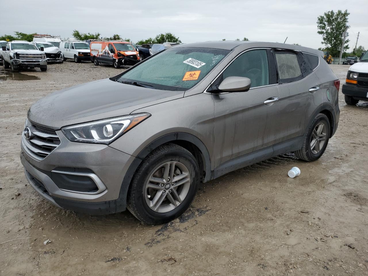 2018 Hyundai Santa Fe Sport продається в Kansas City, KS - Biohazard/Chemical