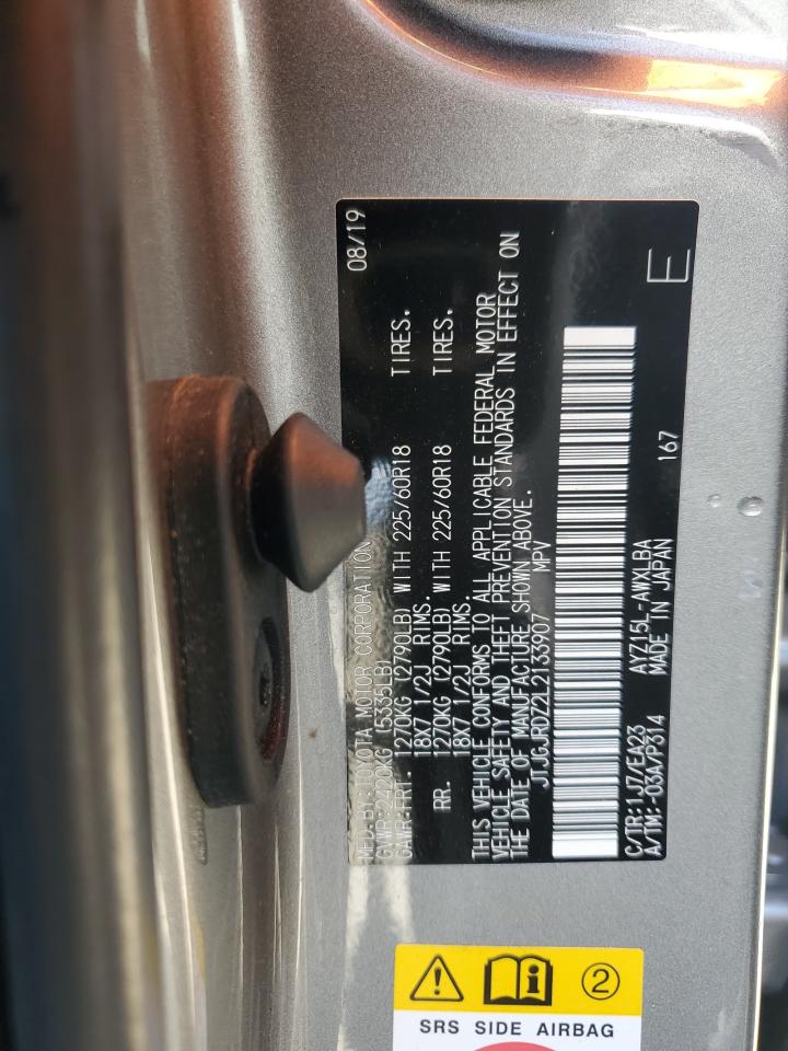 2020 Lexus Nx 300H VIN: JTJGJRDZ2L2133907 Lot: 56560965