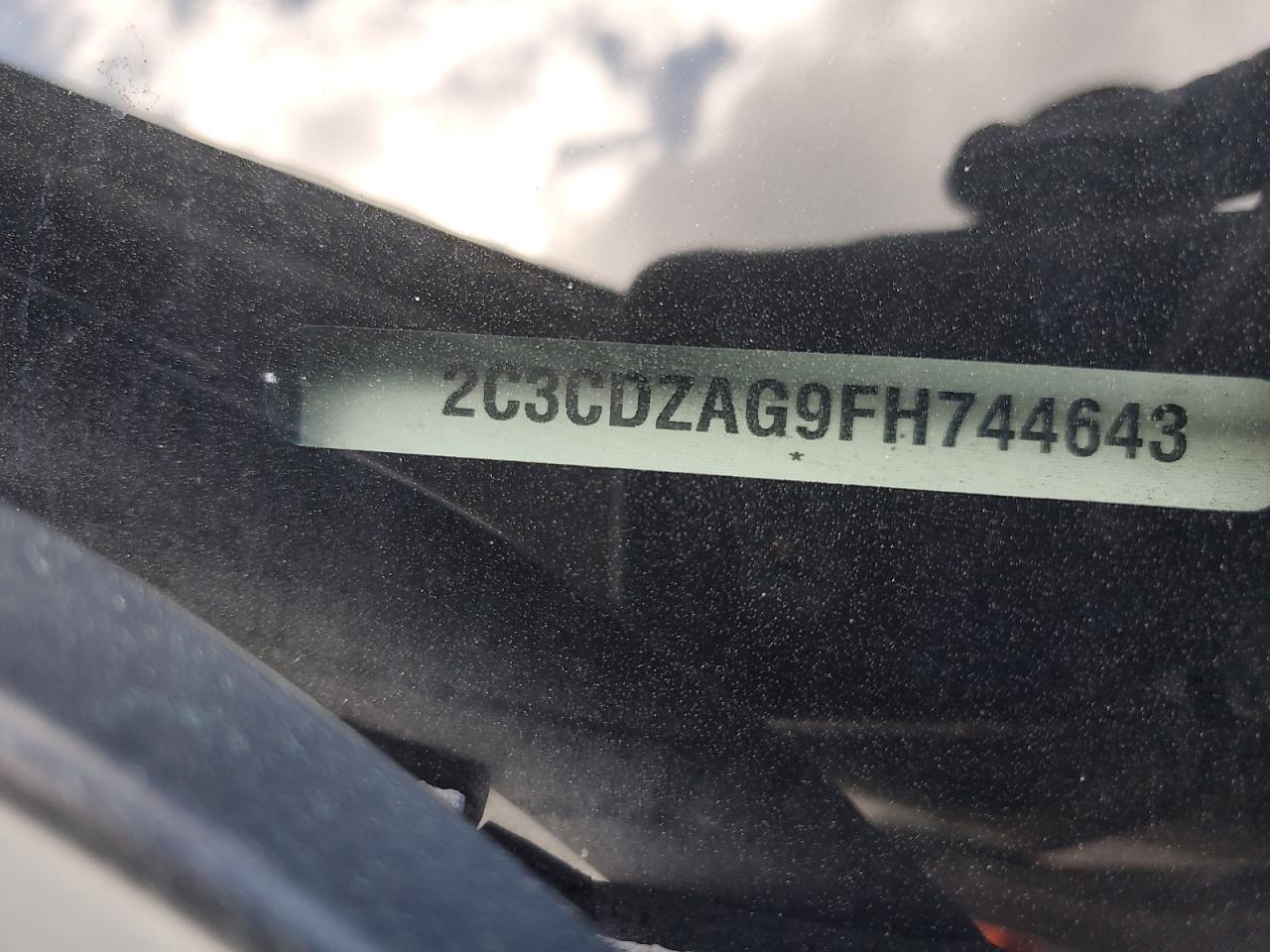 2015 Dodge Challenger Sxt VIN: 2C3CDZAG9FH744643 Lot: 56899055