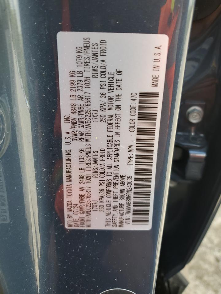 2024 Mazda Cx-50 Preferred VIN: 7MMVABBM6RN243035 Lot: 55850225