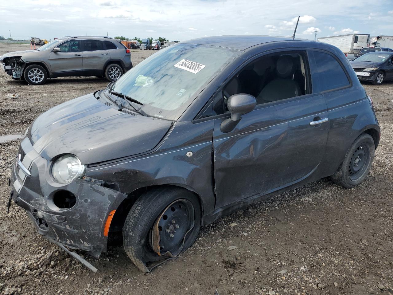 2015 Fiat 500 Pop de vânzare în Houston, TX - Front End