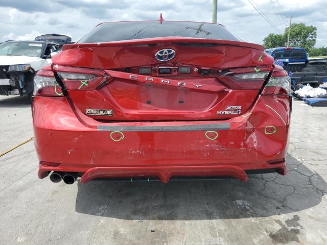  TOYOTA CAMRY 2022 Czerwony