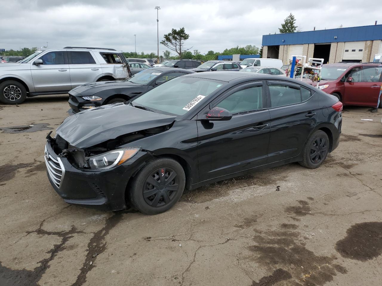 2017 Hyundai Elantra Se იყიდება Woodhaven-ში, MI - Front End