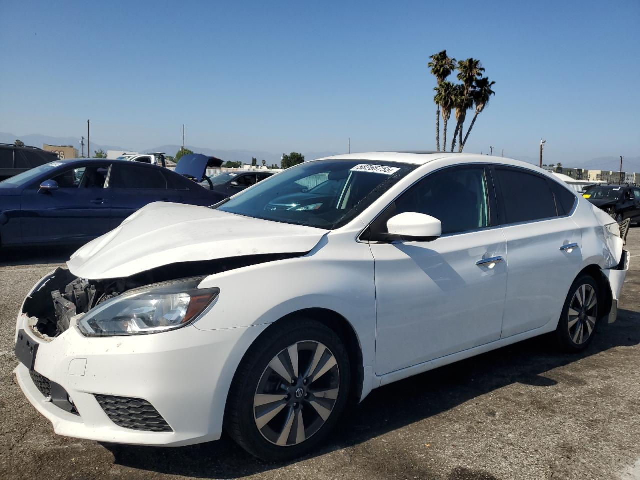 2019 Nissan Sentra S продається в Van Nuys, CA - Rear End