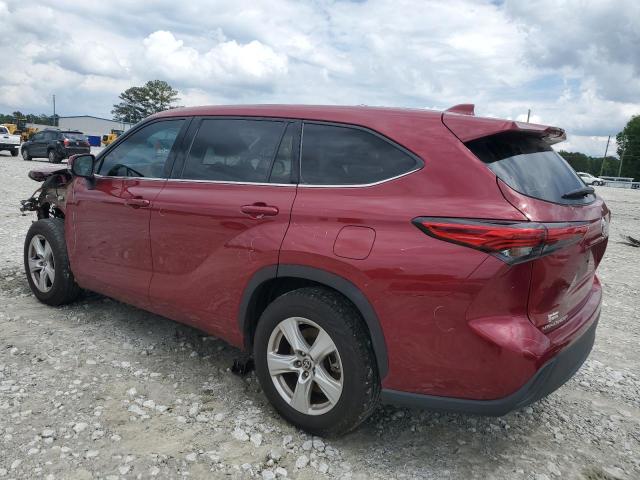  TOYOTA HIGHLANDER 2020 Red