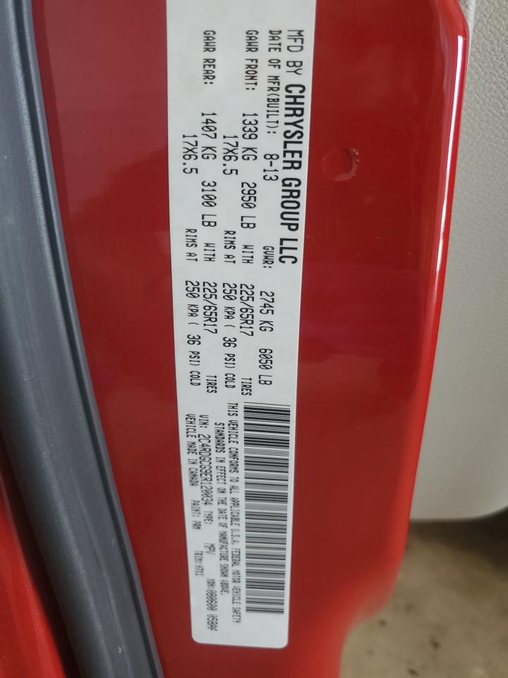 2014 Dodge Grand Caravan Sxt VIN: 2C4RDGCG9ER120034 Lot: 56677575
