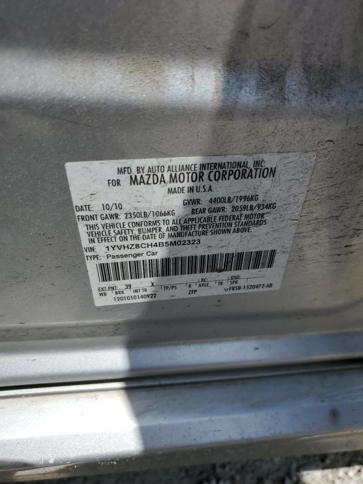 2011 Mazda 6 I VIN: 1YVHZ8CH4B5M02323 Lot: 57321835
